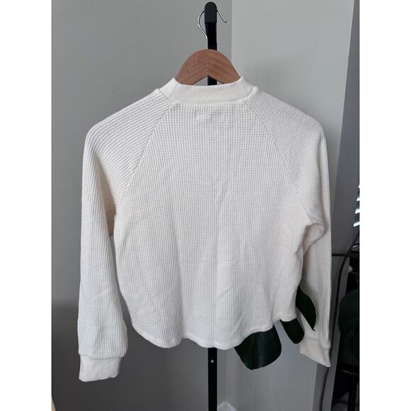 Madewell Waffle-Knit Long-Sleeve Crewneck Tee - Picture 6 of 6